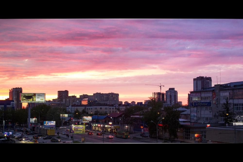 Закат в Новосибирске :)